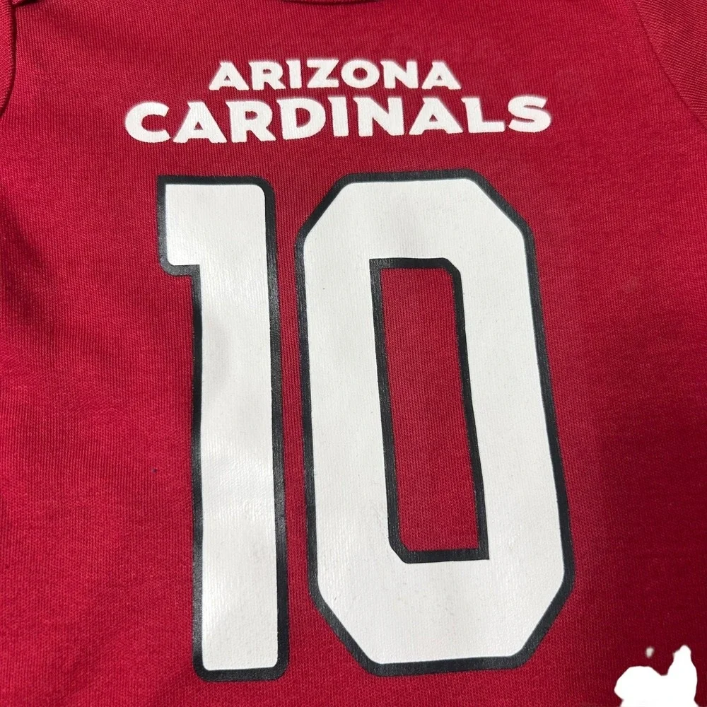 NEW‎ Arizona Cardinals Bodysuit Infant One Piece 0-3M Red DeAndre Hopkins 10 NFL